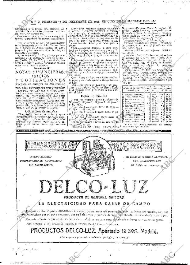 ABC MADRID 19-12-1926 página 26