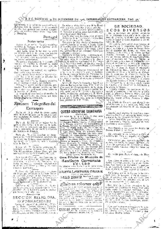 ABC MADRID 19-12-1926 página 31
