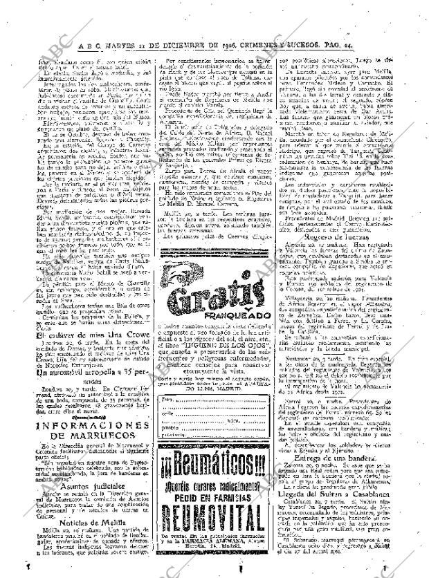 ABC MADRID 21-12-1926 página 24
