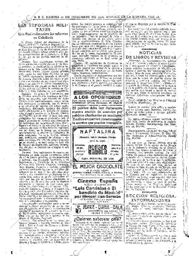 ABC MADRID 21-12-1926 página 26