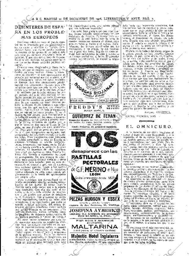 ABC MADRID 21-12-1926 página 7