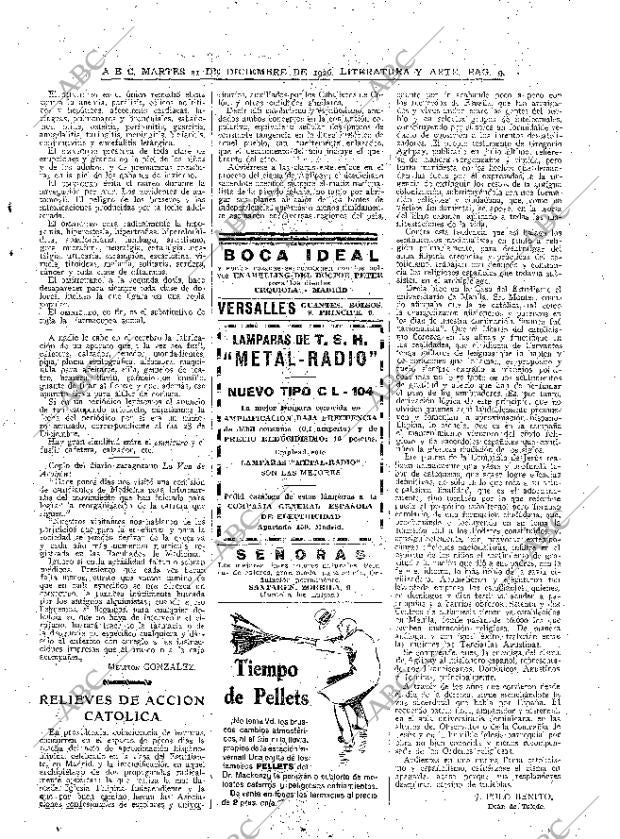 ABC MADRID 21-12-1926 página 9