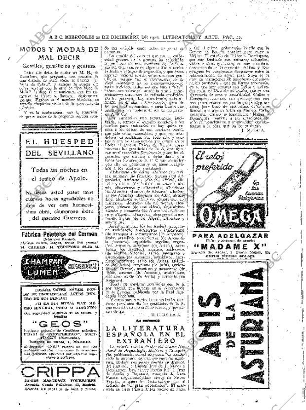ABC MADRID 22-12-1926 página 12