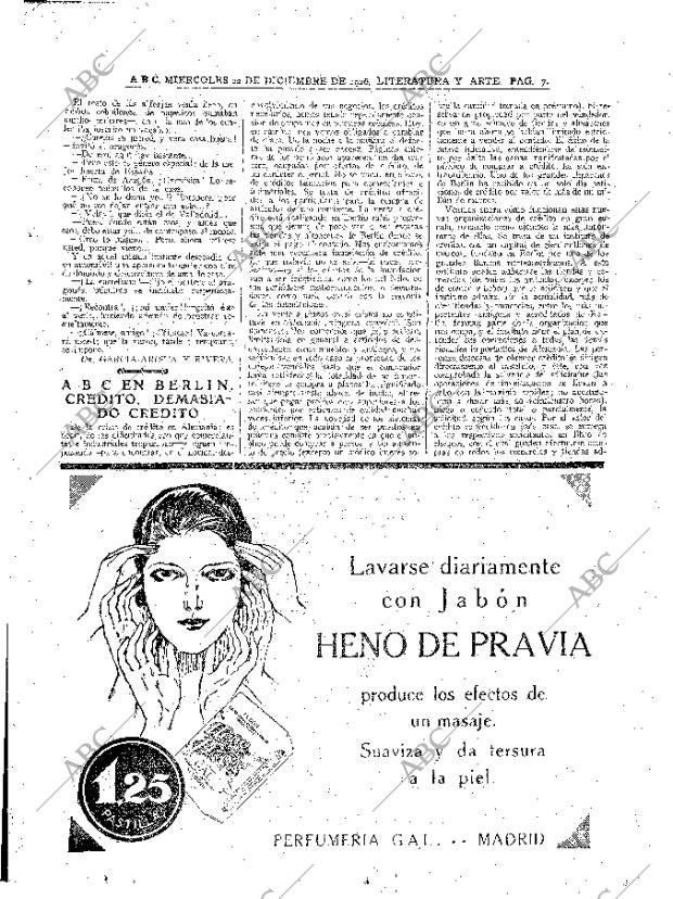 ABC MADRID 22-12-1926 página 7