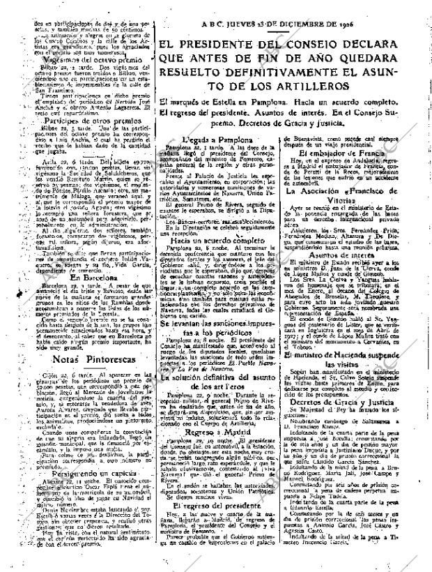 ABC MADRID 23-12-1926 página 19