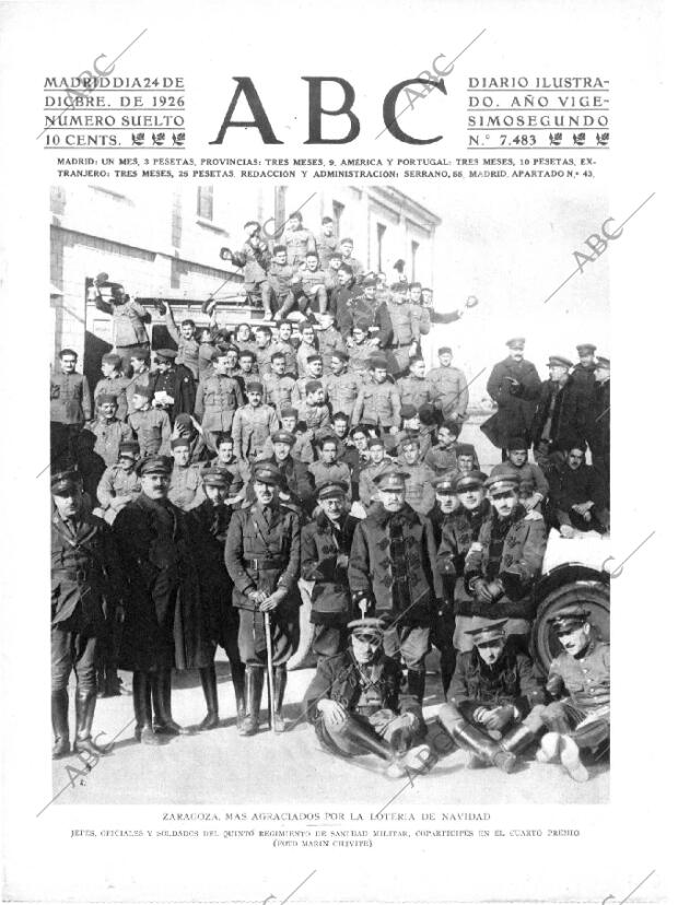 ABC MADRID 24-12-1926 página 1