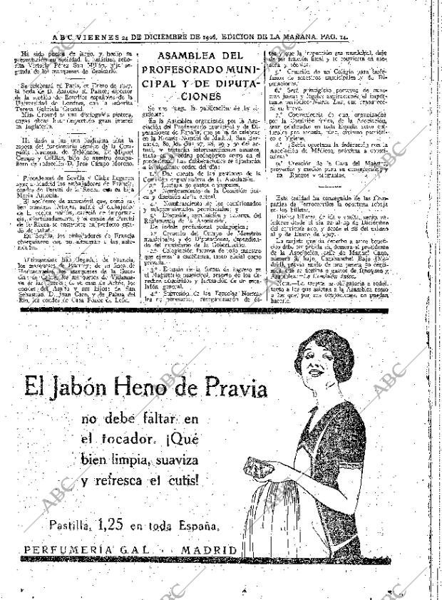 ABC MADRID 24-12-1926 página 14