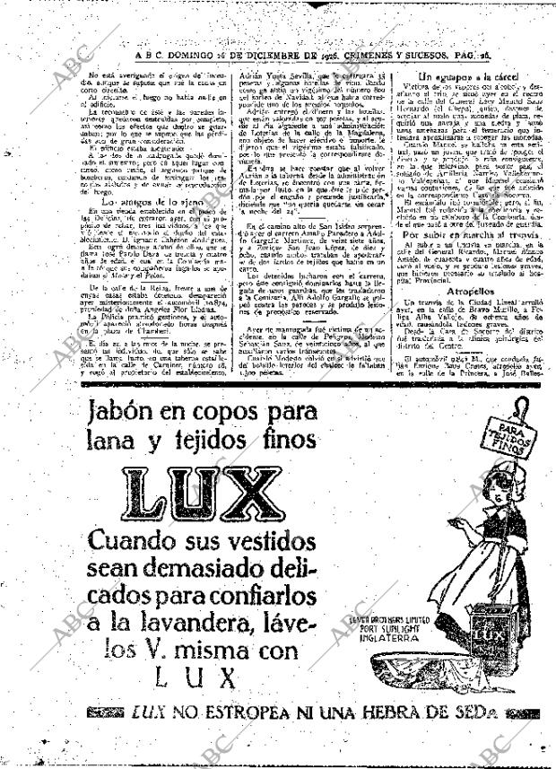 ABC MADRID 26-12-1926 página 26