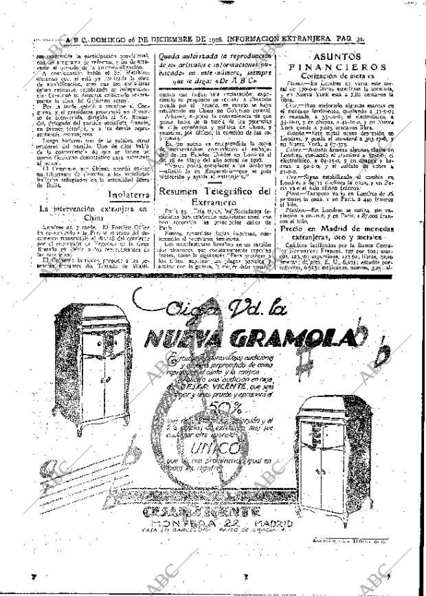 ABC MADRID 26-12-1926 página 32