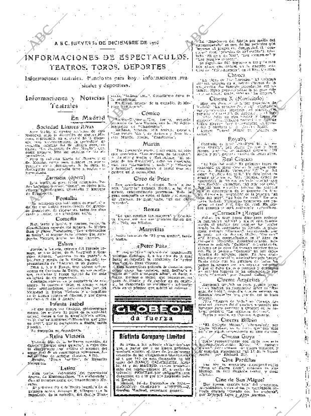 ABC MADRID 30-12-1926 página 28