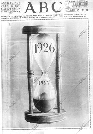 ABC MADRID 01-01-1927 página 1