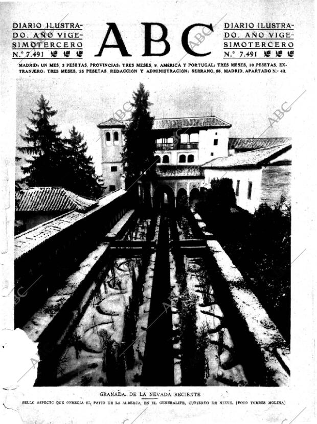 ABC MADRID 02-01-1927 página 1