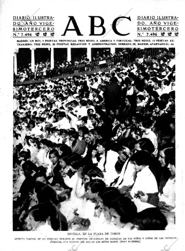 ABC MADRID 10-01-1927 página 1