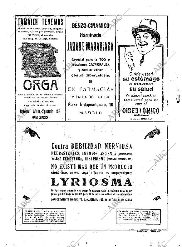 ABC MADRID 10-01-1927 página 10