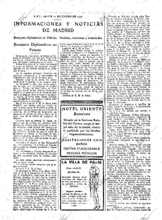 ABC MADRID 10-01-1927 página 15