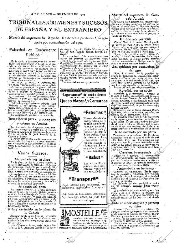 ABC MADRID 10-01-1927 página 19