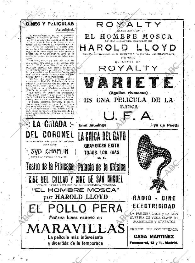 ABC MADRID 10-01-1927 página 20