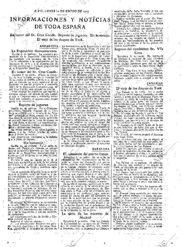 ABC MADRID 10-01-1927 página 21