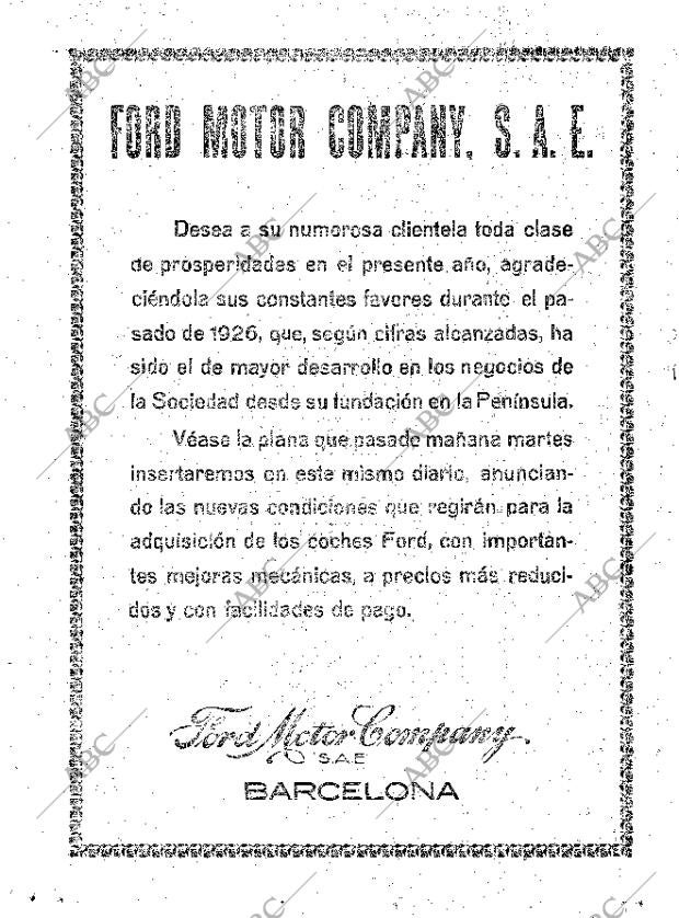 ABC MADRID 10-01-1927 página 22