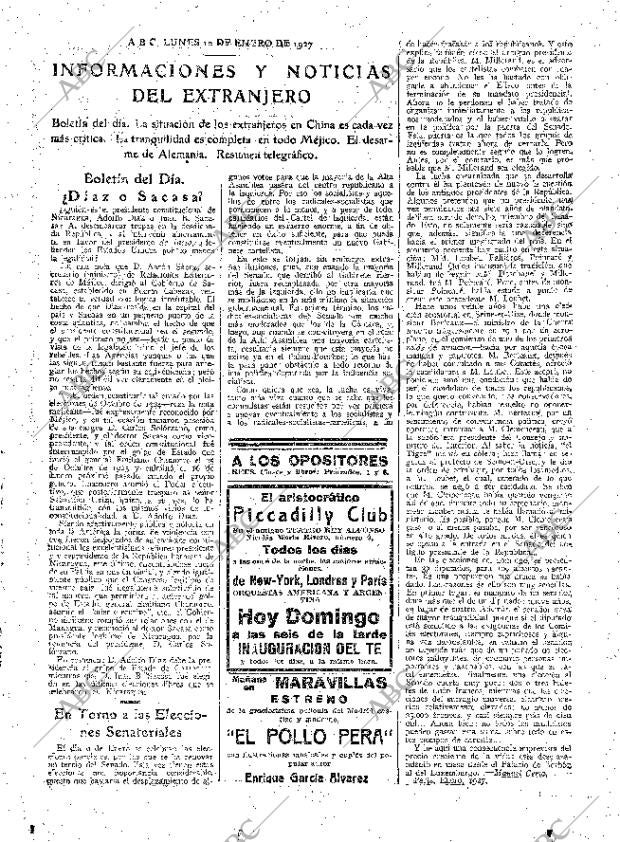 ABC MADRID 10-01-1927 página 23