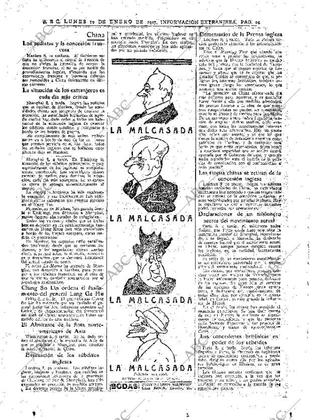 ABC MADRID 10-01-1927 página 24