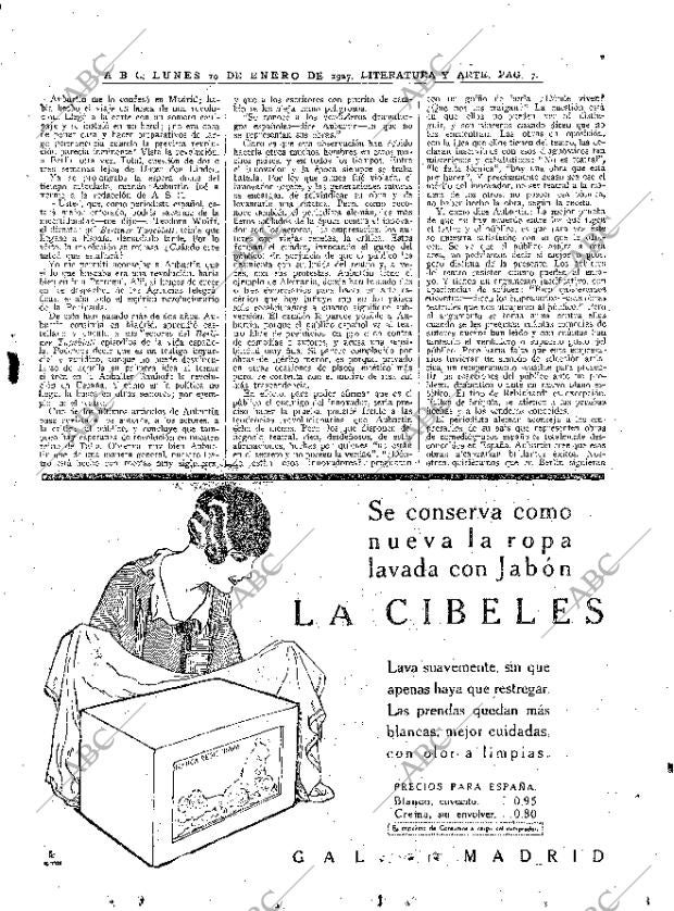 ABC MADRID 10-01-1927 página 7