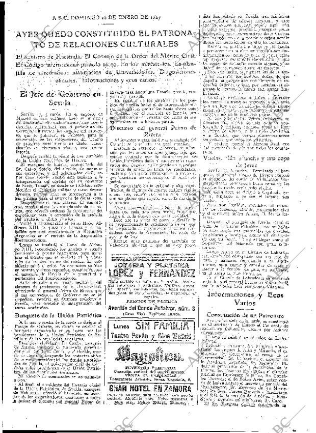ABC MADRID 16-01-1927 página 17