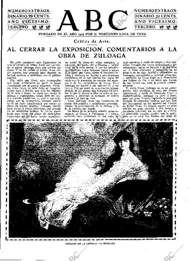 ABC MADRID 16-01-1927 página 3