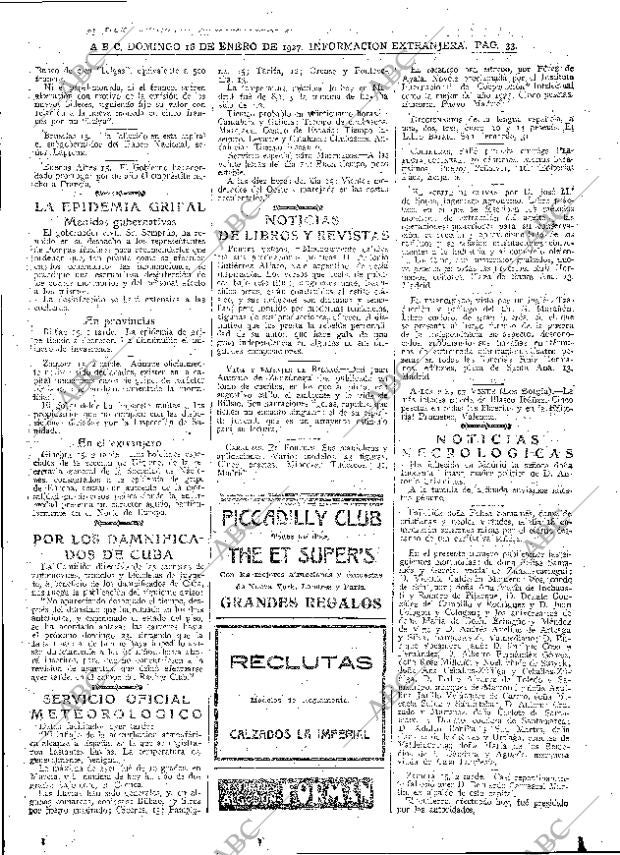 ABC MADRID 16-01-1927 página 33