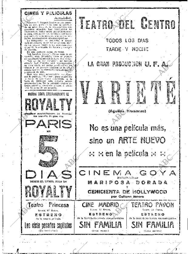 ABC MADRID 16-01-1927 página 34