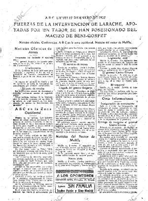 ABC MADRID 17-01-1927 página 11