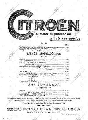 ABC MADRID 17-01-1927 página 12