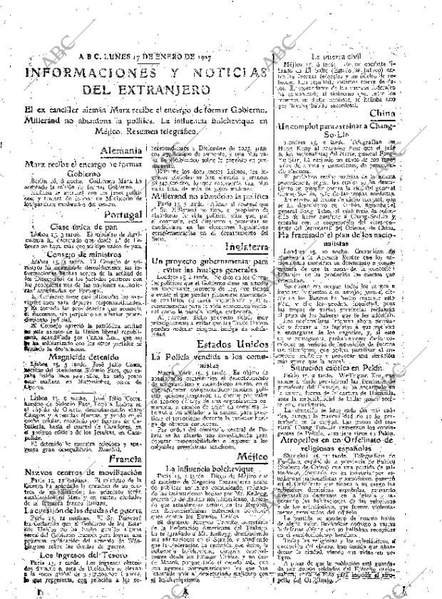 ABC MADRID 17-01-1927 página 25