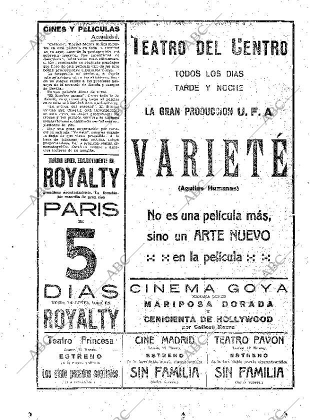 ABC MADRID 17-01-1927 página 28