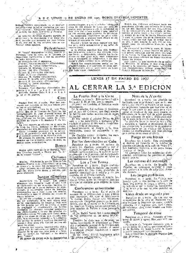ABC MADRID 17-01-1927 página 30