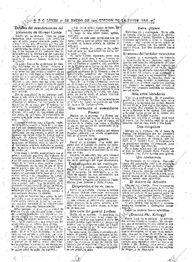 ABC MADRID 17-01-1927 página 31