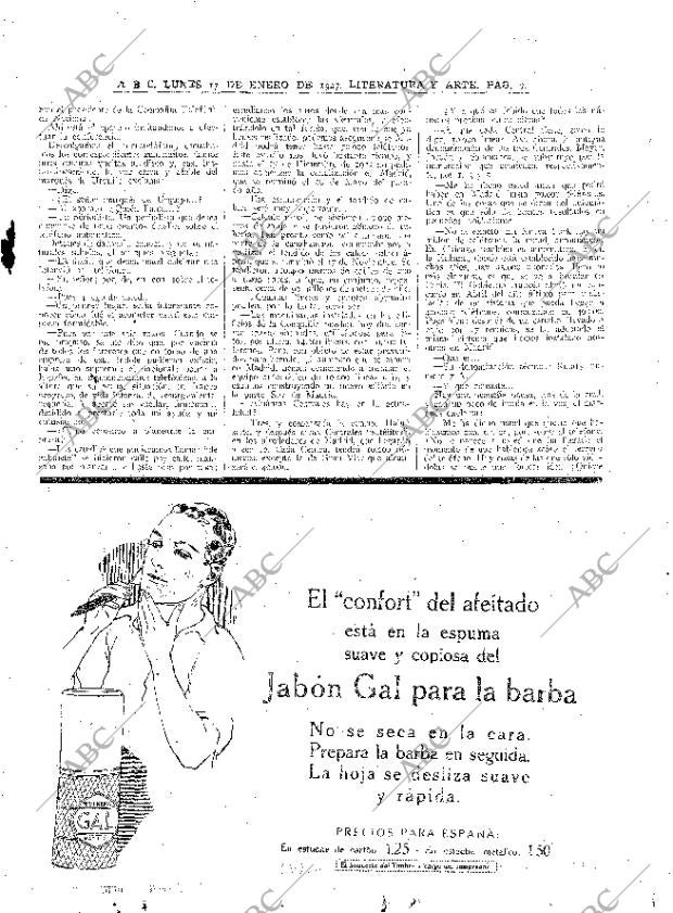 ABC MADRID 17-01-1927 página 7