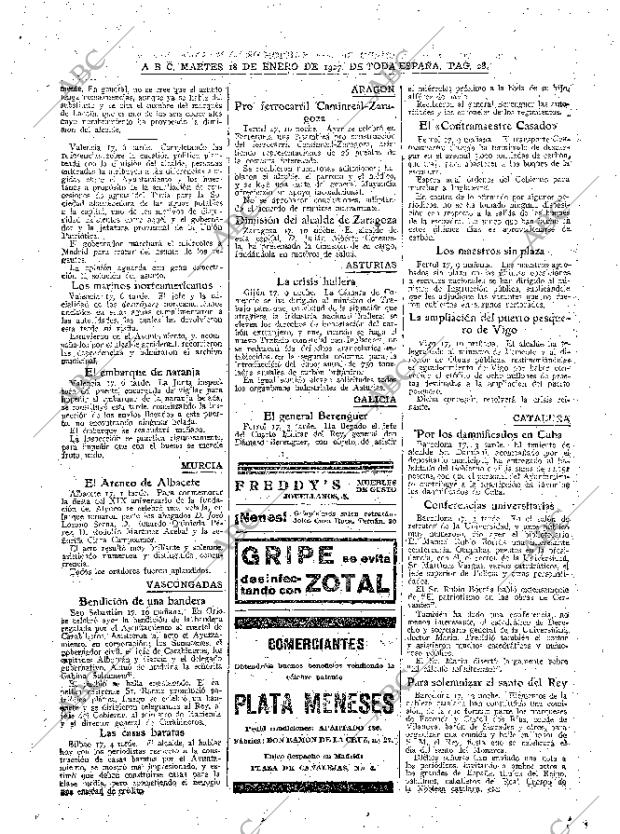 ABC MADRID 18-01-1927 página 28