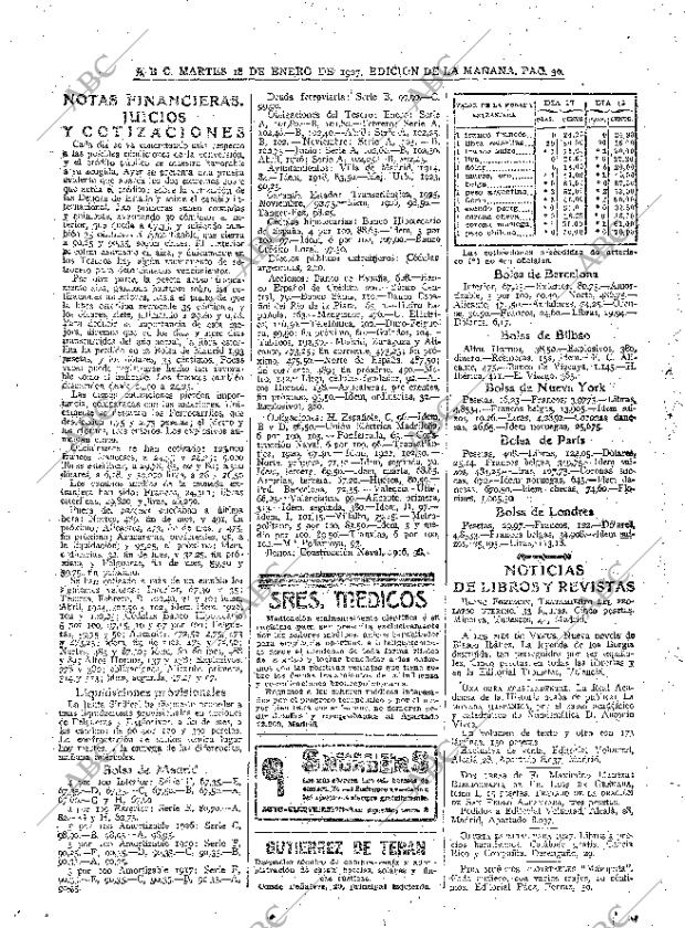 ABC MADRID 18-01-1927 página 30