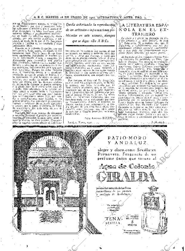 ABC MADRID 18-01-1927 página 7