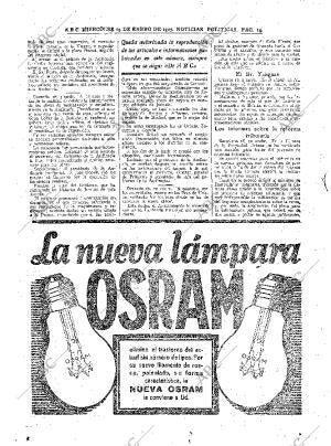 ABC MADRID 19-01-1927 página 14