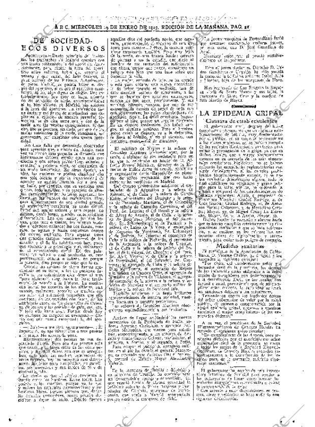 ABC MADRID 19-01-1927 página 21