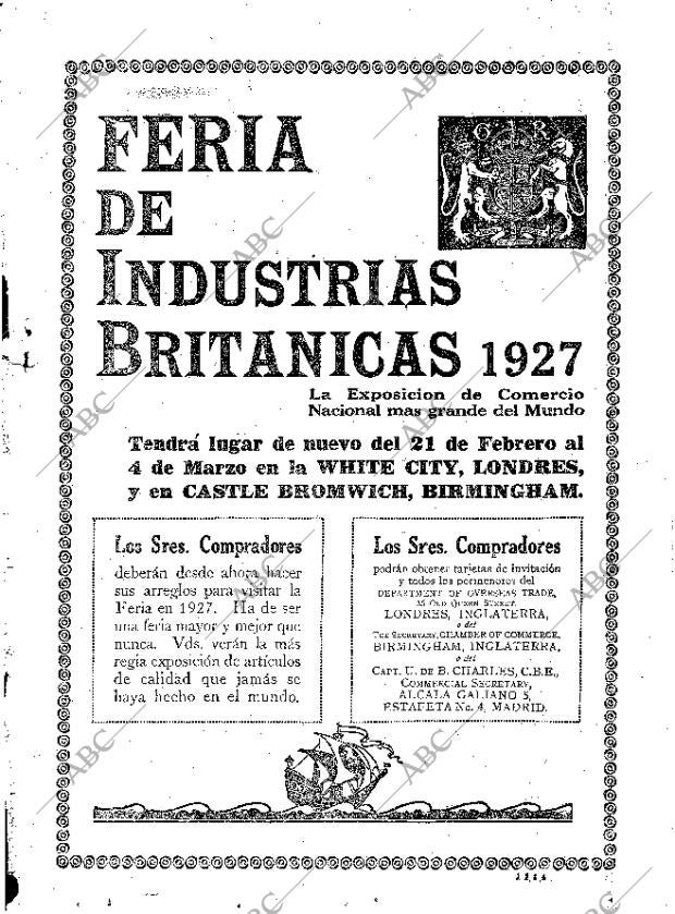 ABC MADRID 19-01-1927 página 39