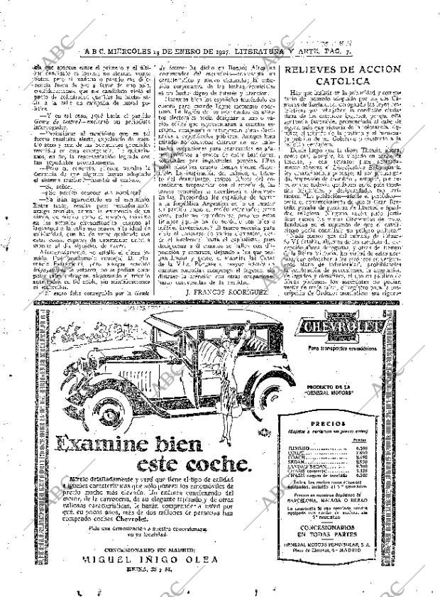 ABC MADRID 19-01-1927 página 7