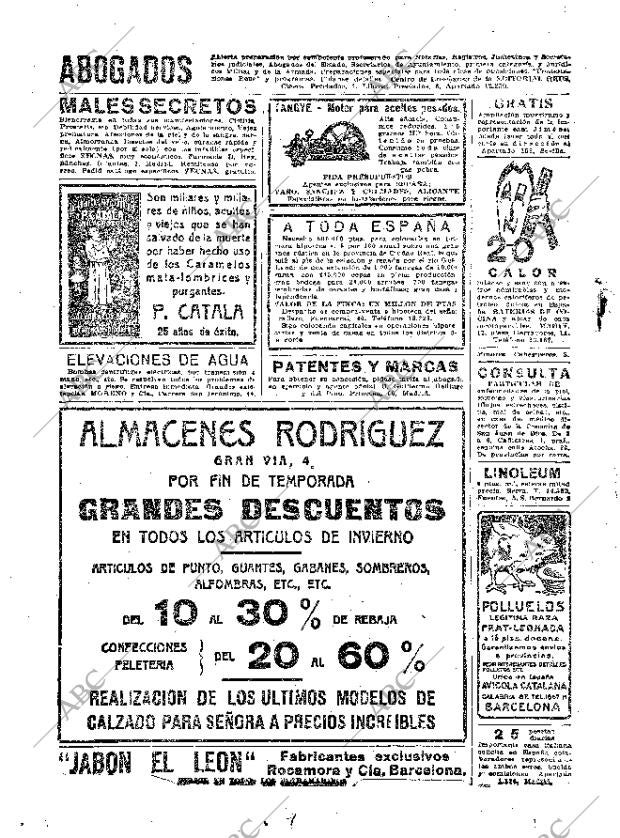 ABC MADRID 20-01-1927 página 2