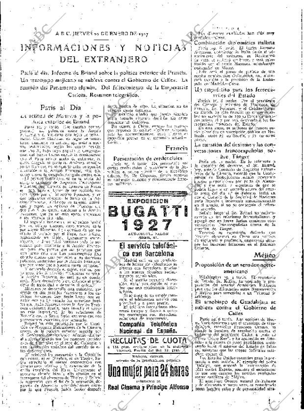 ABC MADRID 20-01-1927 página 29