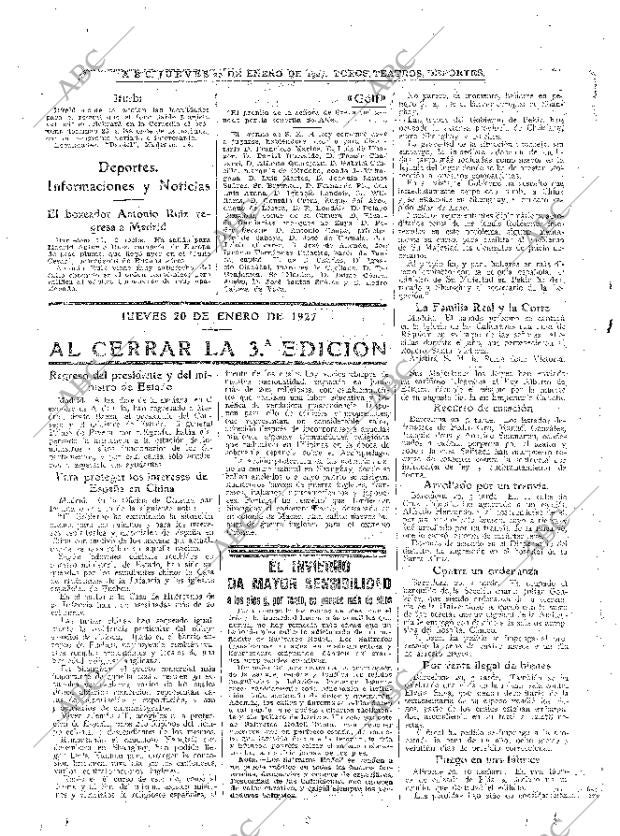 ABC MADRID 20-01-1927 página 32