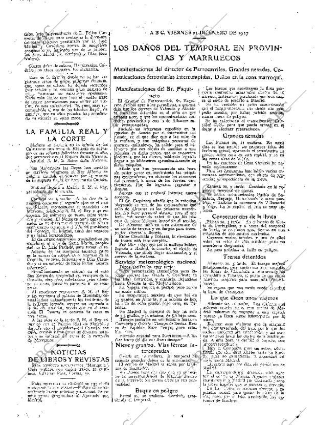 ABC MADRID 21-01-1927 página 19