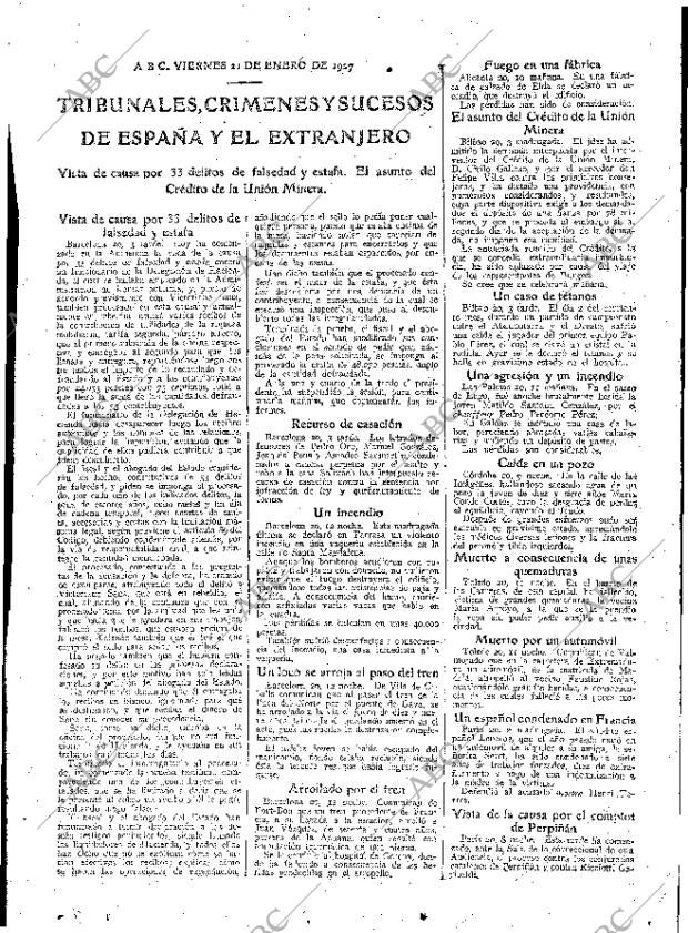 ABC MADRID 21-01-1927 página 21