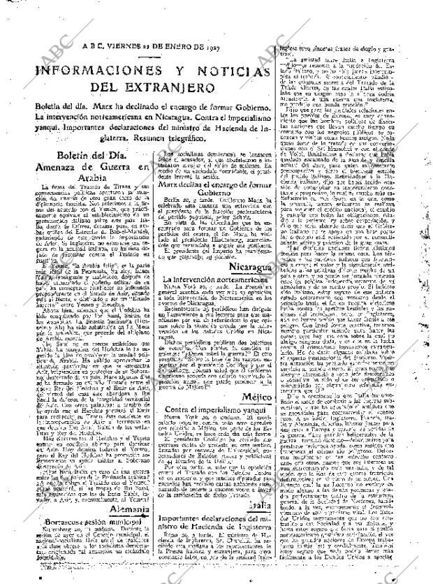 ABC MADRID 21-01-1927 página 24